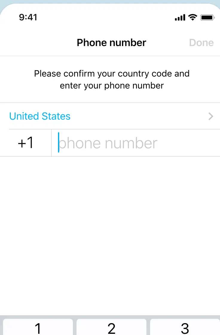 WhatsApp Business number registration